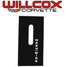 1015001 Willcox Corvette Windshield Wiper Switch Decal