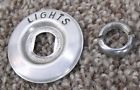 1547327 Studebaker Lark Headlights Switch Lights Knob Escutcheon Plate Nut