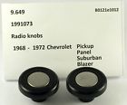 1991073 Gm Chevrolet Pickup Blazer Suburban Radio Knobs