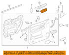 20835554 Gm Oem Door End 707773592489