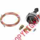 28-24040-1 Eckler S Model A Ford Oil Pressure Accessory Gauge Under Dash Stewart Warner Chrome