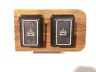 339570-2088 Rwc Jaguar Xjs Dome Map Light Control Switches In Wood