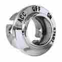 C3tz-11584a 66-77 Unbranded New 1961-66 F-100 Switch Bezel Ignition Chrome F-250 Truck Bronco Ford