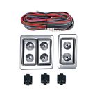 80-244758-1 Chevy Power Window Switches With Wiring Lighted Billet Eckler
