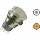 31536 Ring Buttons Steel Light Orange Led Switch Mopar Kit 19mm White Momentary