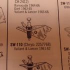 2257768 Sw-110 Sorensen Nos Stop Brake