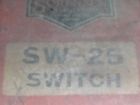Sw25 Sorensen Usa Made Vintage Fog Light Switch Under Dash Mount