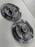 (2) 1953-55 Oldsmobile 15" Fiesta Spinner Hubcaps M3. Fixed Price $299.95.