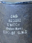 Wwii Military Delco-remy Motor/starter Button-switch PART#820052 Gmc 6V-12V. Fixed Price $49.99.