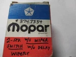 2 Speed Wiper Switch W/o Intermittent 79 Cordoba Magnum Xe Nos Mopar 3747334. Fixed Price $89.95.