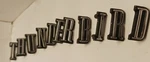 Used Oem Front Header Panel Emblem Letters 1975 Ford Thunderbird (289). Fixed Price $76.46.