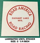 Road America Race Circuit Vinyl Decal Sticker - Vintage Racing Scca. Fixed Price $6.47.