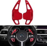 Red Steering Wheel Paddle Shifter Extension Covers For Bmw 2 3 X1 X4 X5 X6. Fixed Price $19.50.