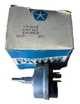 New Old Stock Variable Speed Wiper Switch 1965 Chrysler & Plymouth Fury #2497802. Fixed Price $315.00.