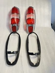 Mercedes 190 Ponton 1956-59 W120 W121 Tail Light Set L-r With Gasket. Fixed Price $350.00.