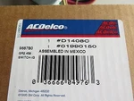 Acdelco Gm Oem D1408C Ignition Starter Switch 1990150 (8A2). Fixed Price $18.00.