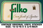 Filko Crown Jewels Of Ignition Vintage Original Vinyl Decal Sticker - Racing. Fixed Price $15.95.