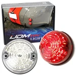 Flush Mount Clear Lens Red Led Taillight/turn Signal Lamps For Classic 50 60 Car. Fixed Price $29.09.