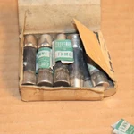 One Box Of 10 Nos Bussmann Fusetron FNM8 Amp Fuses. Fixed Price $25.07.