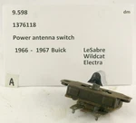 1966-1967 Buick Lesabre Wildcat Electra Power Antenna Switch 1376118. Fixed Price $49.99.