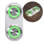 Daytona Billet Switch With Green Led Illumination - Single Keep Clean. Fixed Price $87.50.