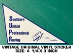 Southern United Professional Racing - Vintage Original Vinyl Decal Sticker. Fixed Price $5.11.