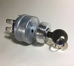 Custom, Hot Rod Keyed Ignition Dashboard Switch With Polished 'art Deco' Bezel. Fixed Price $39.95.