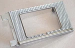 1958 Ford Fairlane Clock Dash Trim Bezel Surround Moulding & Mounting Nuts, Oem. Fixed Price $132.50.