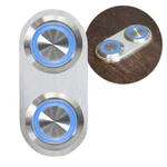Daytona Billet Switch With Blue Led Illumination - Single Keep Clean. Fixed Price $87.50.