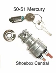 1950 1951 Mercury Complete Ignition Switch Assembly. Fixed Price $117.88.