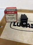 Mgb Gt 1974 Nos Lucas Rear Window Heater Switch Leyland # BHA5296. Fixed Price $45.00.