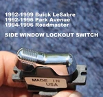 New Oem Gm Buick Window Lockout Safety Chrome Switch 25559810. Fixed Price $39.99.