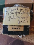 1953 1954 Chevrolet 150 210 Bel Air Nos Gm Heater Blower Fan Switch #3130005. Fixed Price $90.00.