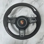 Porsche Customized Carbon Fiber Steering Wheel - Heated Paddles Acc Pdk. Fixed Price $1059.99.