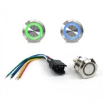 22MM Led Blue Latching Billet Button With Wire Harness Keep Clean KIC76182. Fixed Price $69.95.