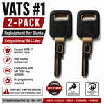 Gm Vats #1 Blank B62-P1 Replacement Pass-key Chevy Cadillac Buick Pontiac. Fixed Price $28.95.