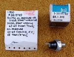 1959-69 Chevrolet/pontiac Oil Pressure/diesel Start Warning Switch Nos 3818783. Fixed Price $22.99.
