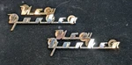 2 Sets Of 1950'S Chrysler New Yorker Chrome Script 10415 And 10414. Fixed Price $98.95.