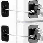 2 Pack Fridge Freezer With 4 Key For Child Safety Refrigerator Locks... Fixed Price $7.97.