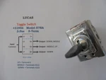 Lucas Vintage #31956, 3-POS, 5-TERM Toggle Switch. Fixed Price $20.00.