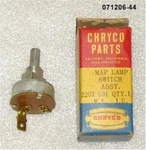 Chryco Map Lamp Switch Assembly, Application Unknown. Fixed Price $35.00.
