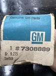 Original Gm Nos 1969 Full Size Pontiac Fan Blower Switch # 7308889. Fixed Price $125.00.