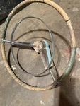1957 1958 Cadillac Steering Wheel Horn Center Crest Deville Fleetwood Oem. Fixed Price $324.25.