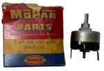 New Old Stock Single Speed Wiper Control Switch For 1957-58 Dodge #1752234. Fixed Price $100.00.