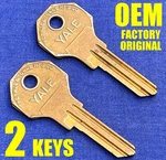 Vintage Oem Yale Key Blanks 1935 1937 - 1942 Desoto Car Ignition Door 1199AR. Fixed Price $21.95.