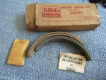 Nos 1949 1954 Ford Passenger Car Rear Brake Shoe Lining Kit B4A-2007-E. Fixed Price $19.99.