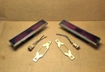X Mopar 1972-78 Red Side Marker Lights Lamps C-body 3587399 W/gaskets & Wiring. Fixed Price $95.00.