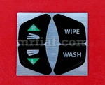 For Porsche 911 912 914 Wiper & Turn Signal Decal Set Pictograph 1968-73 New. Fixed Price $23.00.