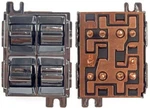 Front Left Power Window Switch 4 Button Chrome For Gm Buick Cadillac Chevy Olds. Fixed Price $40.95.