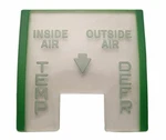 New Heater Control Face Trim Parts Fits Bel Air One-fifty Series 1057. Fixed Price $54.16.